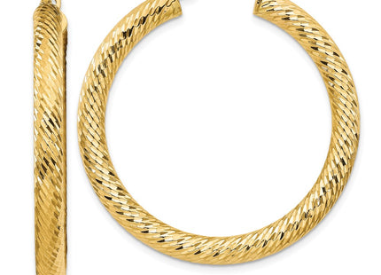 14k Yellow Gold Earrings Style TF1336 - Classique Jewelry Inc.