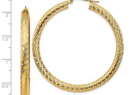 14k Yellow Gold Earrings Style TF1338 - Classique Jewelry Inc.