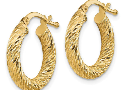 14k Yellow Gold Earrings Style TF1339 - Classique Jewelry Inc.