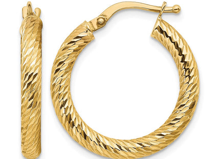 14K gold hoop earrings