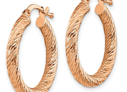 14k Rose Gold Earrings Style TF1340R - Classique Jewelry Inc.