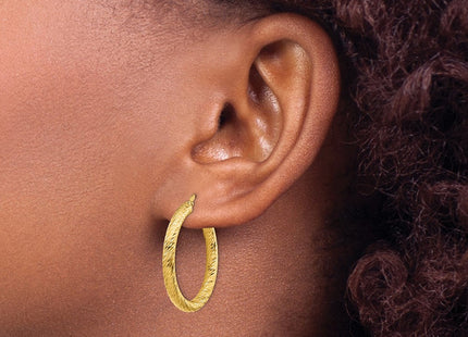 14k Yellow Gold Earrings Style TF1341 - Classique Jewelry Inc.