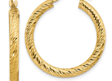 14k Yellow Gold Earrings Style TF1341 - Classique Jewelry Inc.