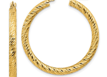 14k Yellow Gold Earrings Style TF1342 - Classique Jewelry Inc.