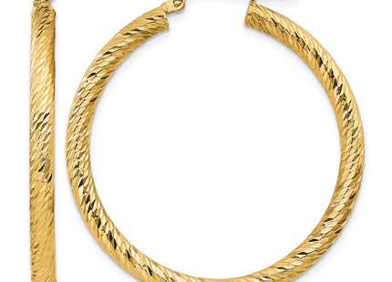 14K gold hoop earrings