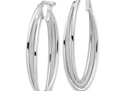 14k White Gold Earrings Style TF1351W - Classique Jewelry Inc.