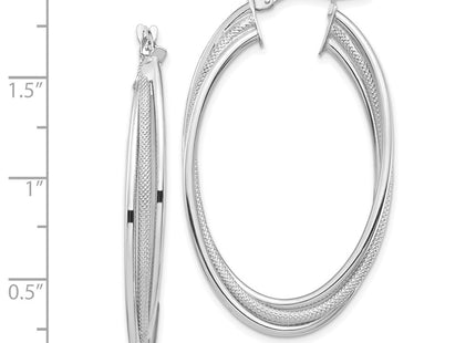14k White Gold Earrings Style TF1351W - Classique Jewelry Inc.