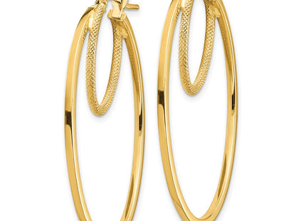 14k Yellow Gold Earrings Style TF1352 - Classique Jewelry Inc.