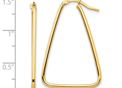 14k Yellow Gold Earrings Style TF1367 - Classique Jewelry Inc.
