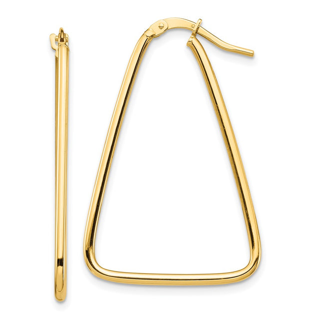 14k Yellow Gold Earrings Style TF1367 - Classique Jewelry Inc.