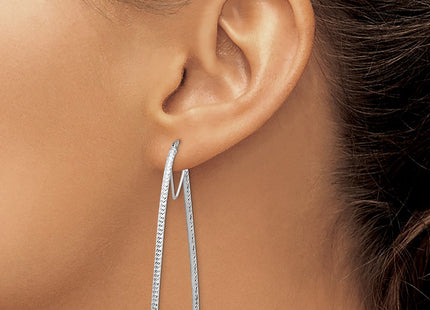 14k White Gold Earrings Style TF1373W - Classique Jewelry Inc.