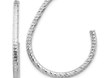 14k White Gold Earrings Style TF1378W - Classique Jewelry Inc.