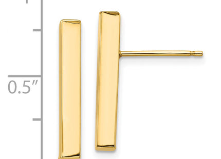 14k Yellow Gold Earrings Style TF1379 - Classique Jewelry Inc.
