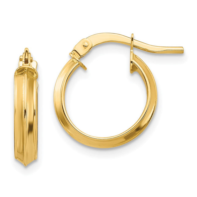 14k Yellow Gold Earrings Style TF1380 - Classique Jewelry Inc.