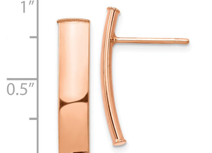 14k Rose Gold Earrings Style TF1388R - Classique Jewelry Inc.