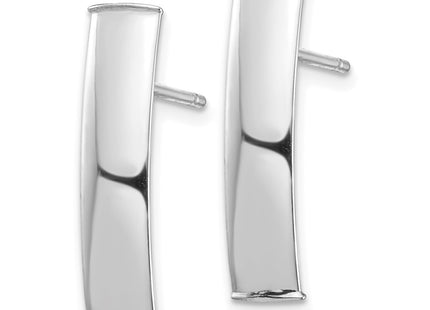 14k White Gold Earrings Style TF1388W - Classique Jewelry Inc.