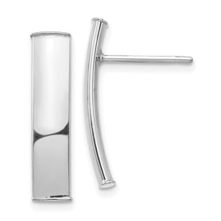 14k White Gold Earrings Style TF1388W - Classique Jewelry Inc.