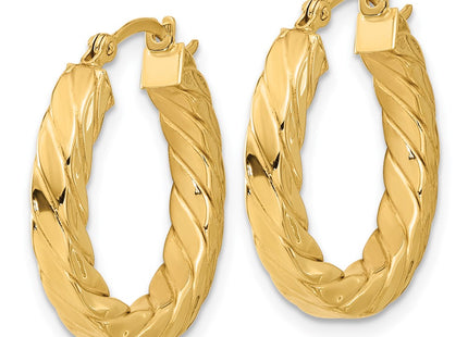 14k Yellow Gold Earrings Style TF1391 - Classique Jewelry Inc.