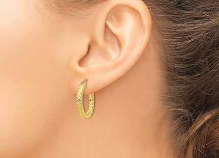 14k Yellow Gold Earrings Style TF1391 - Classique Jewelry Inc.
