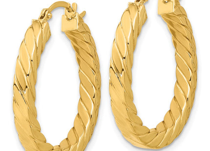 14k Yellow Gold Earrings Style TF1392 - Classique Jewelry Inc.