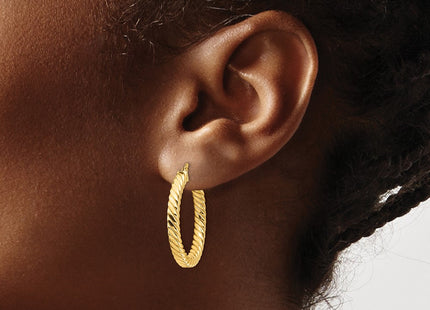 14k Yellow Gold Earrings Style TF1392 - Classique Jewelry Inc.