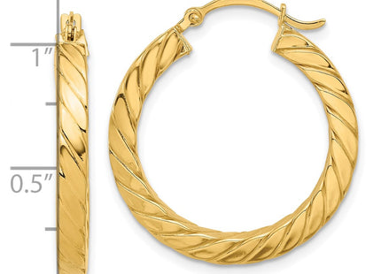 14k Yellow Gold Earrings Style TF1392 - Classique Jewelry Inc.