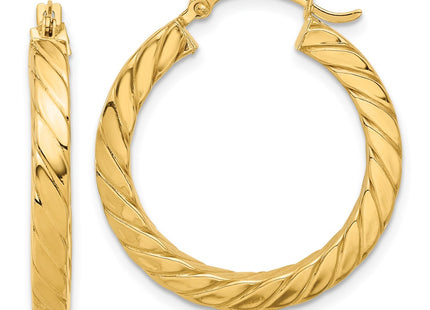 14k Yellow Gold Earrings Style TF1392 - Classique Jewelry Inc.