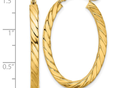 14k Yellow Gold Earrings Style TF1393 - Classique Jewelry Inc.