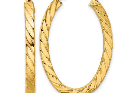 14k Yellow Gold Earrings Style TF1393 - Classique Jewelry Inc.