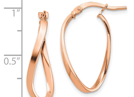 14k Rose Gold Earrings Style TF1394R - Classique Jewelry Inc.