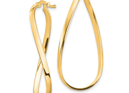 14k Yellow Gold Earrings Style TF1395 - Classique Jewelry Inc.