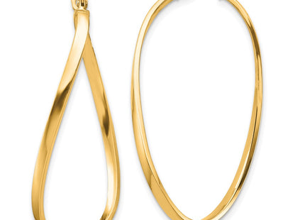 14k Yellow Gold Earrings Style TF1395 - Classique Jewelry Inc.