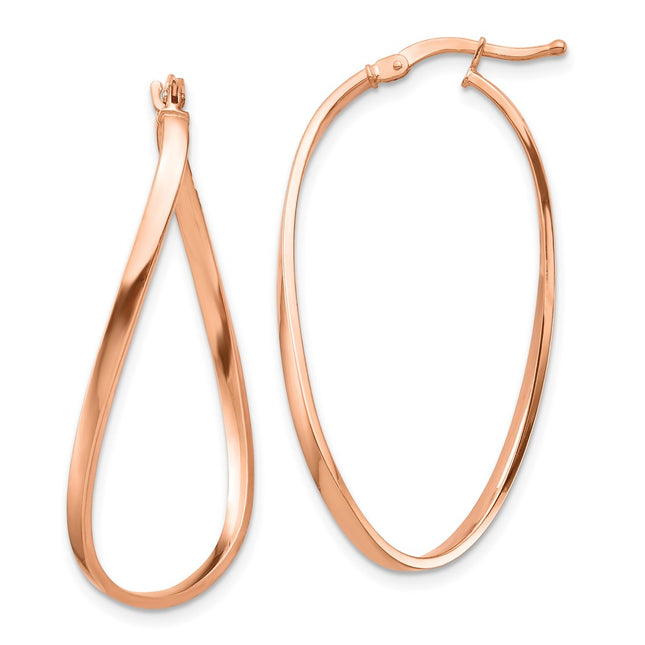 14k Rose Gold Earrings Style TF1395R - Classique Jewelry Inc.