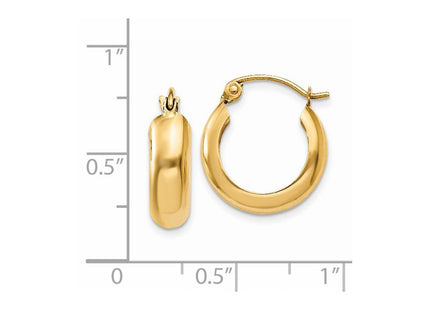 14k Yellow Gold Earrings Style TF140 - Classique Jewelry Inc.