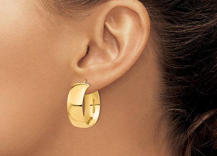 14k Yellow Gold Earrings Style TF1421 - Classique Jewelry Inc.