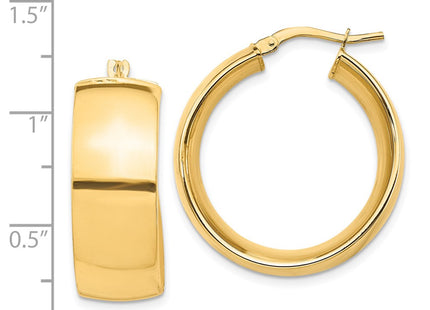 14k Yellow Gold Earrings Style TF1421 - Classique Jewelry Inc.