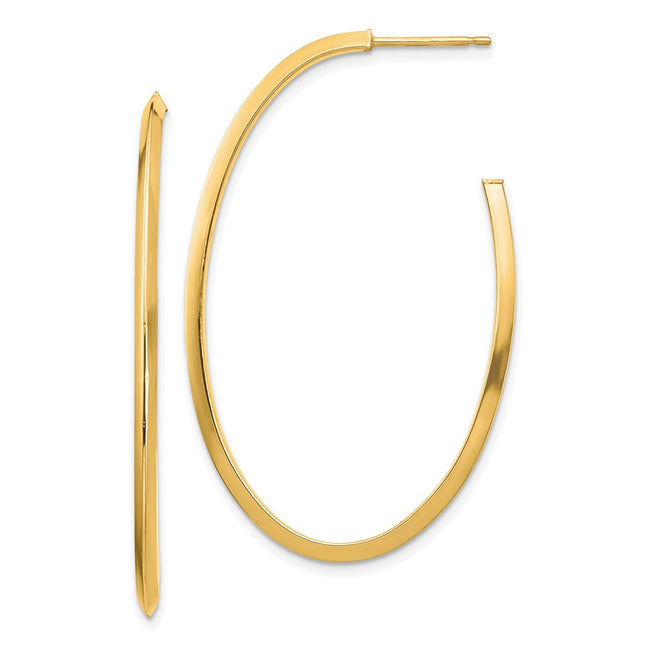 14k Yellow Gold Earrings Style TF1432 - Classique Jewelry Inc.