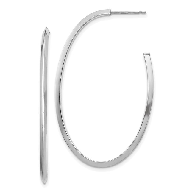 14k White Gold Earrings Style TF1432W - Classique Jewelry Inc.