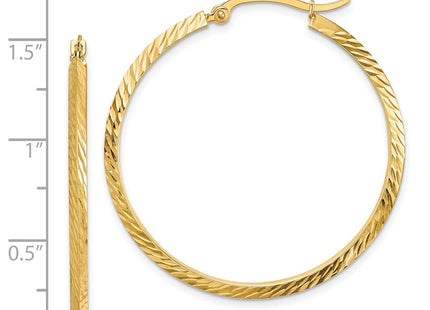 14k Yellow Gold Earrings Style TF1448 - Classique Jewelry Inc.