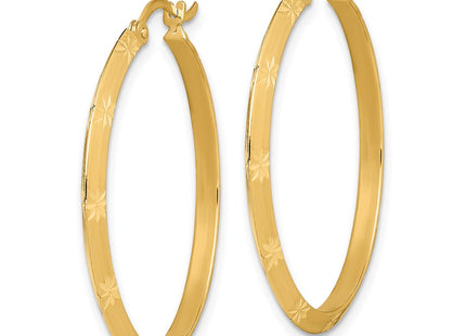 14k Yellow Gold Earrings Style TF1450 - Classique Jewelry Inc.