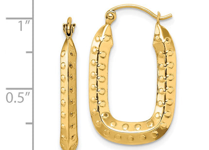 14k Yellow Gold Earrings Style TF1454 - Classique Jewelry Inc.