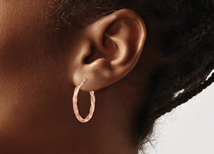 14k Rose Gold Earrings Style TF1471 - Classique Jewelry Inc.