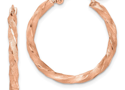 14k Rose Gold Earrings Style TF1471 - Classique Jewelry Inc.