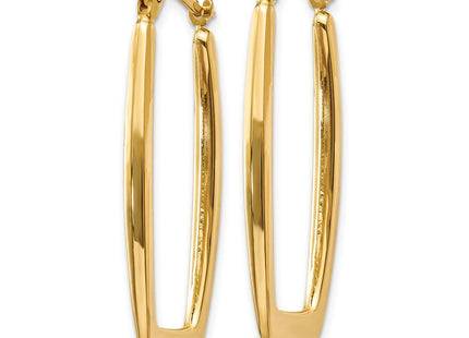14k Yellow Gold Earrings Style TF148 - Classique Jewelry Inc.