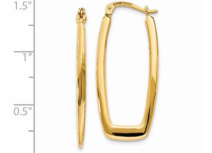 14k Yellow Gold Earrings Style TF148 - Classique Jewelry Inc.