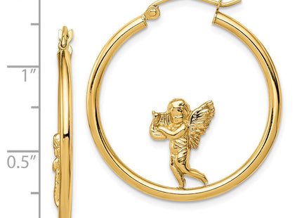 14k Yellow Gold Earrings Style TF1513 - Classique Jewelry Inc.