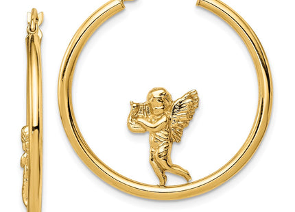 14k Yellow Gold Earrings Style TF1513 - Classique Jewelry Inc.