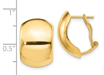 14k Yellow Gold Earrings Style TF1523 - Classique Jewelry Inc.