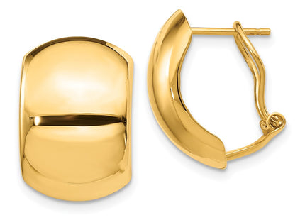 14k Yellow Gold Earrings Style TF1523 - Classique Jewelry Inc.