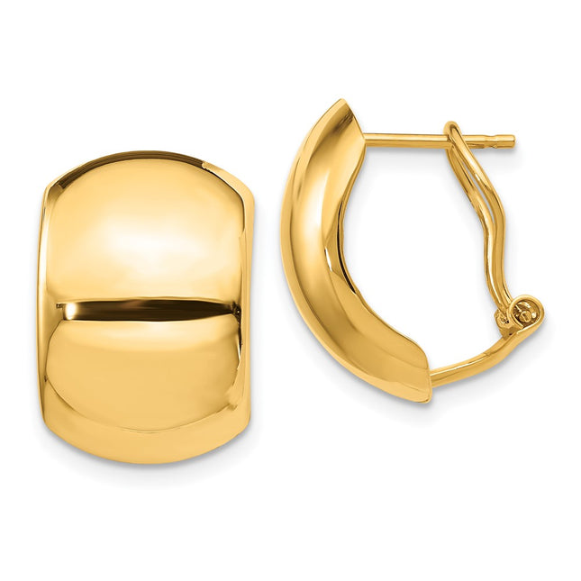 14k Yellow Gold Earrings Style TF1523 - Classique Jewelry Inc.